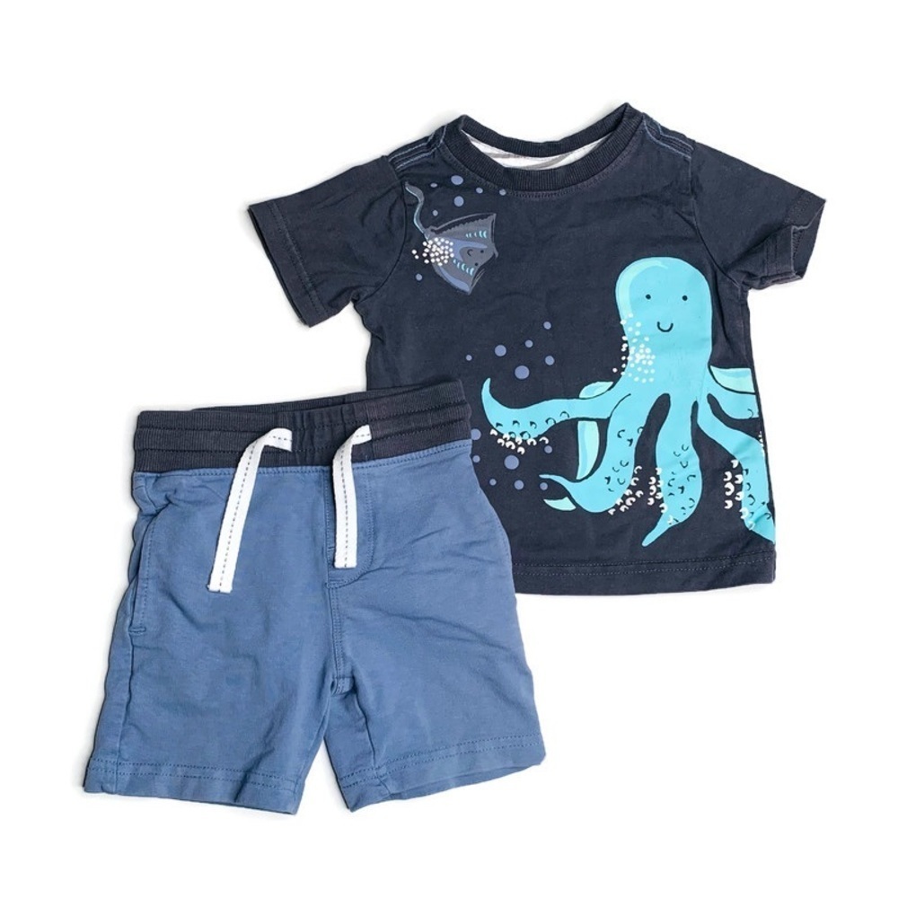 Tommy Bahama baby boy’s 12M‎ matching shorts and tee shirt